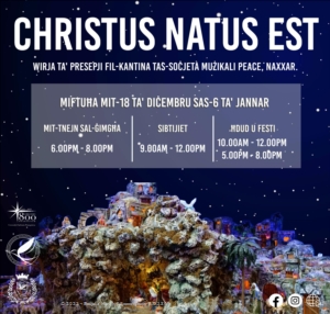 Christus Natus Est - 18 ta' Diċembru sas-6 ta' Jannar