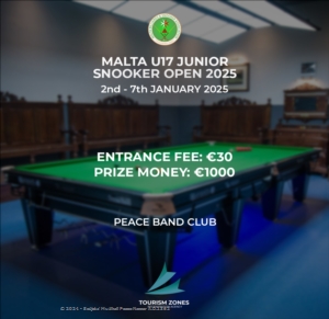 Malta U17 Junior Snooker Open 2025