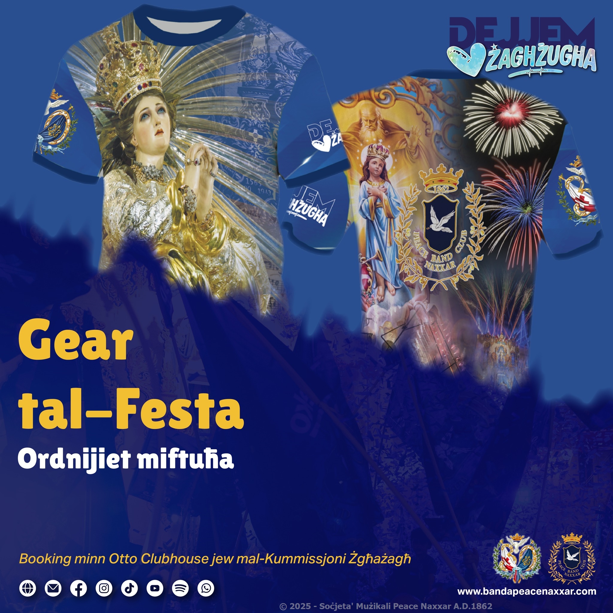 Gear tal-Festa 2025 - Ordinijiet miftuħa