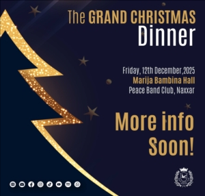 The GRAND CHRISTMAS Dinner 🎄- 12 ta' Diċembru