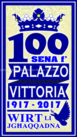 100 sena f'Palazzo Vittoria - 1917-2017 (13 ta'Ottubru)