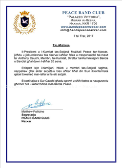 Kjarifika mill-Kumitat Ċentrali