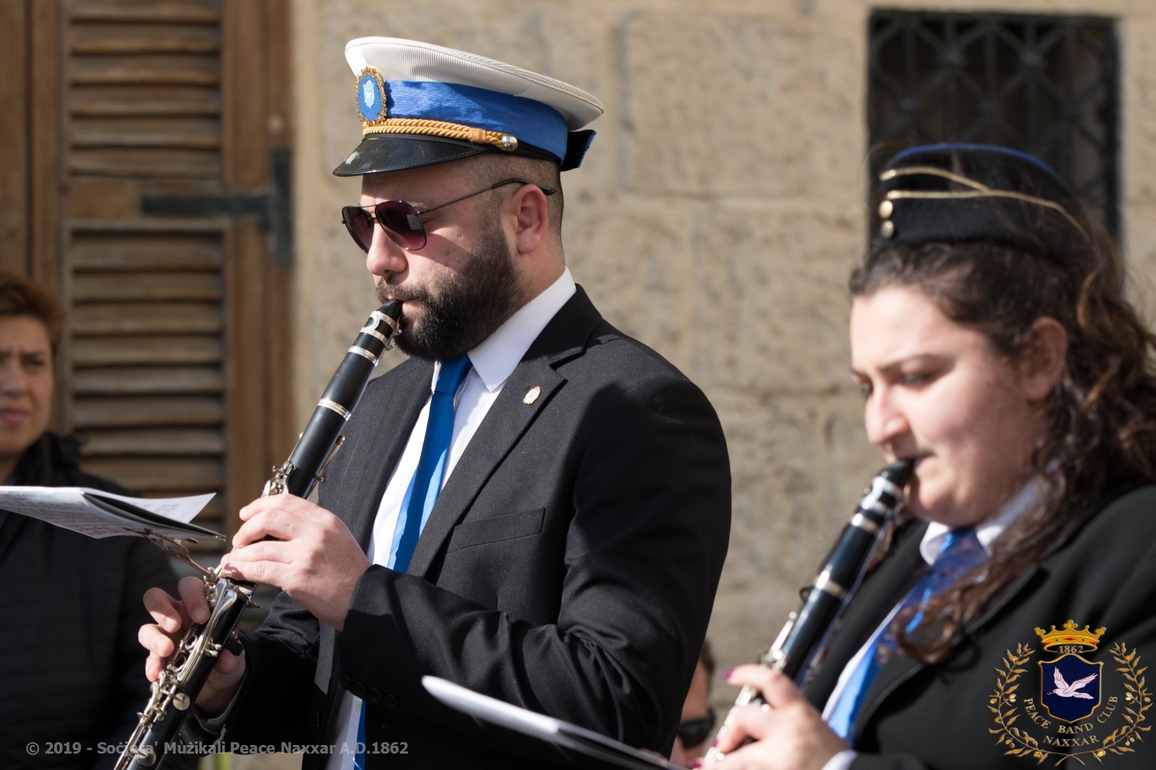 Waqt il-purċissjoni tat-tfal bl-istatwa ta