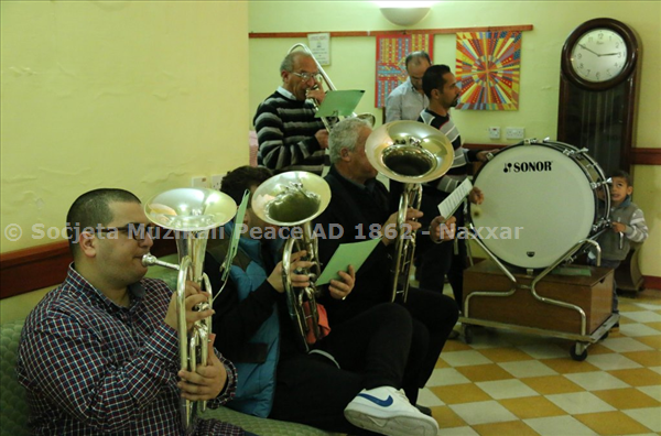 Il-Banda Peace tagħti Servizz Mużikali fid-Dar tal-Anzjani tan-Naxxar