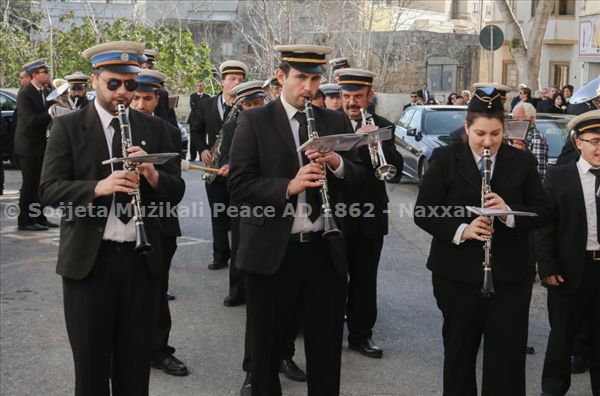 Il-Funeral tan-Nutar Joseph Spiteri; Il-Banda Peace takkumpanja l-Funeral b