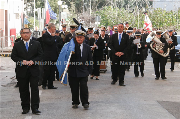 Il-Funeral tan-Nutar Joseph Spiteri; Il-Banda Peace takkumpanja l-Funeral b