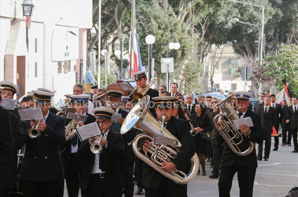 Il-Funeral tan-Nutar Joseph Spiteri; Il-Banda Peace takkumpanja l-Funeral b