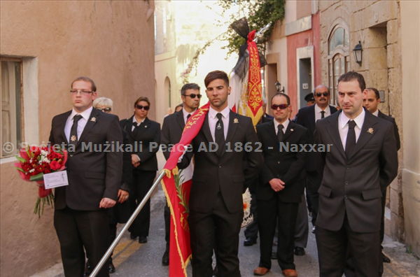 Il-Funeral tan-Nutar Joseph Spiteri; Membri tal-Għaqdiet fir-Raħal tan-Naxxar