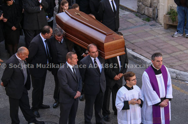 Il-Funeral tan-Nutar Joseph Spiteri; Il-Banda Peace takkumpanja l-Funeral b