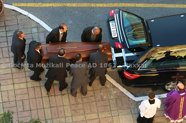 Il-Funeral tan-Nutar Joseph Spiteri; Tingħata l-aħħar tislima