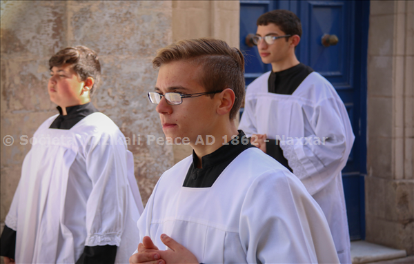 Membri tas-Soċjeta tagħna għal l-ewwel darba fin-Naxxar jagħtu s-sehem tagħhom f Ħadd il-Palm billi jilbsu ta personaġġi Bibbliċi.