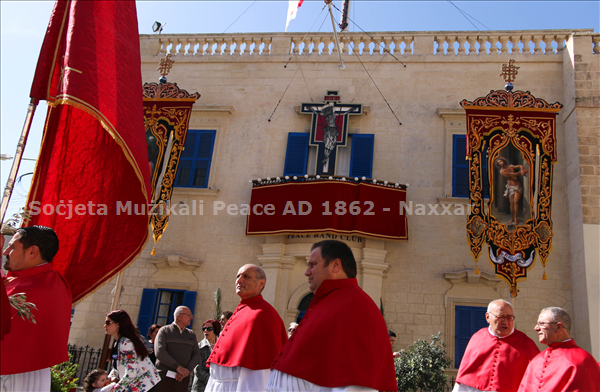 Membri tas-Soċjeta tagħna għal l-ewwel darba fin-Naxxar jagħtu s-sehem tagħhom f Ħadd il-Palm billi jilbsu ta personaġġi Bibbliċi.