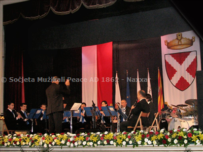 Il-Peace Clarinet Choir waqt il-programm