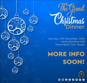 The Grand Christmas Dinner – 12 ta' Diċembru